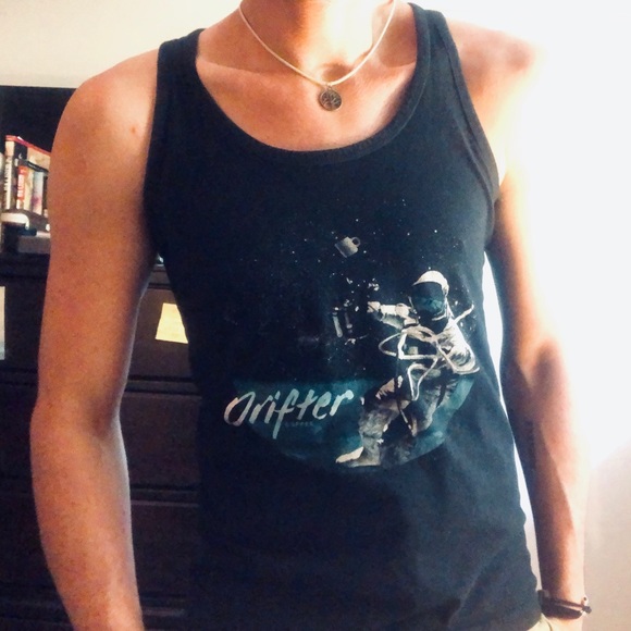 Tultex Other - Drifter Coffee House Astronaut Tank Top -- UNISEX